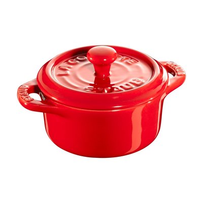 Mini Cocotte Ronde Ø10 Cm Cerise STAUB