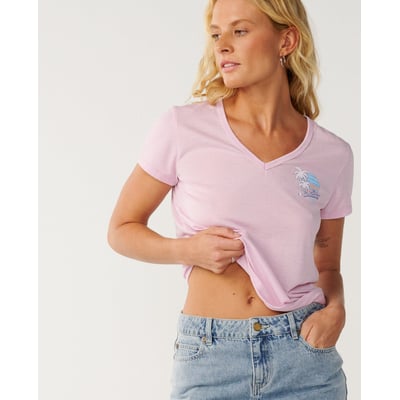 T-shirt  col en V SEEKER RIP CURL