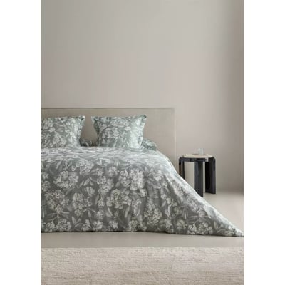 Housse de couette percale de coton fleurs vintage Lit 150/160 cm MANGO HOME