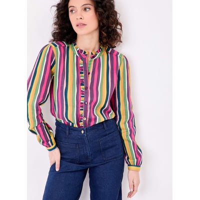 Chemise brodée gaze de coton bio ENOLA LA FIANCÉE