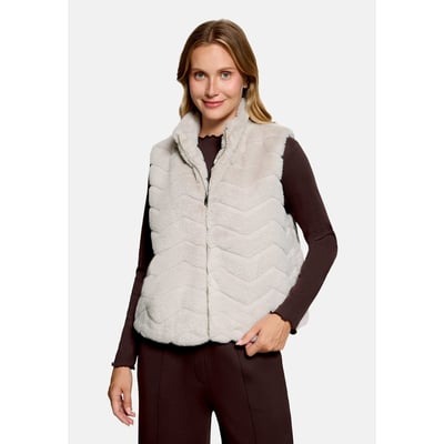 Veste imitation fourrure à col montant CARTOON
