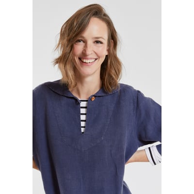 Robe vareuse esprit marin en lin HERITAGE ARMOR-LUX