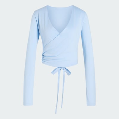 Haut Cache-Cœur 3 Bandes Studio Soft Ballet Haut Cache-Cœur 3 Bandes Studio Soft Ballet adidas Performance