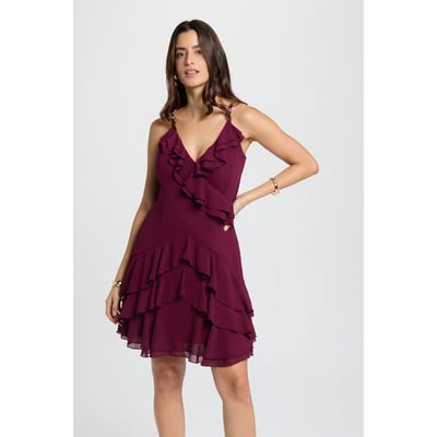 Robe courte col v MORGAN