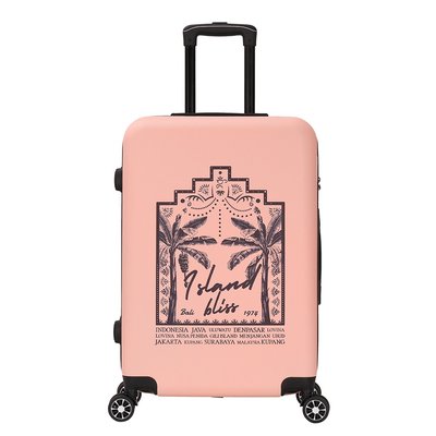 Valise Grande taille 4 roues 75cm ABS - TROPICAL DREAM - DEELUXE DEELUXE