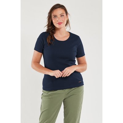 T-shirt uni col rond en coton PLOGOFF ARMOR-LUX
