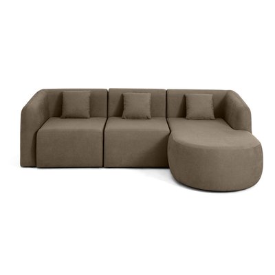 Canapé d'Angle droit en Tissu 4 places - IKARE LISA DESIGN
