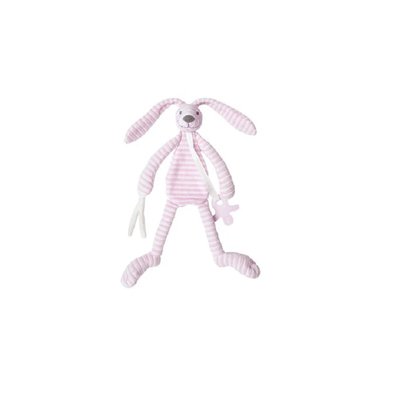 Doudou lapin rose Reece 26 cm HAPPY HORSE