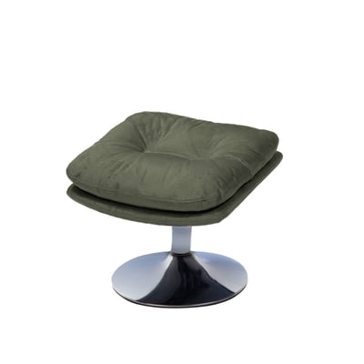 Repose-pieds en tissu   avec piètement chromé Magnum AMADEUS