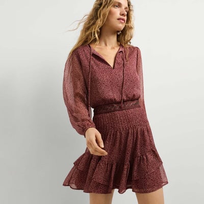 Robe Courte À Imprimé Floral PEPE JEANS