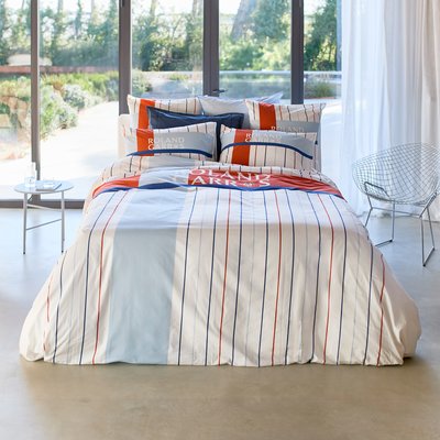 Housse de couette coton Roland Garros 2025 Smash RG2025 CARRE BLANC