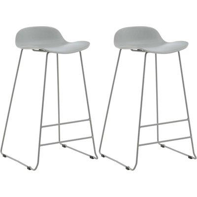 Tabouret de bar en acier et plastique Wave (Lot de 2) VENTURE HOME