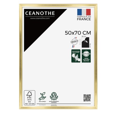Cadre Photo 50x70 Cm Résine Recyclée JULIA CEANOTHE