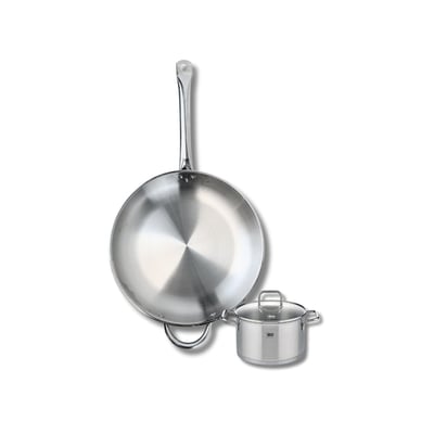Batterie de cuisine 1 poêle 32cm + 1 faitout 14cm PROFI CITRIN ELO