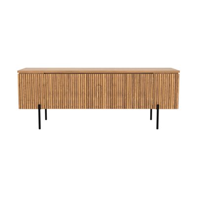 Meuble TV en bois de teck 160 cm - GORDES RENDEZ-VOUS DÉCO
