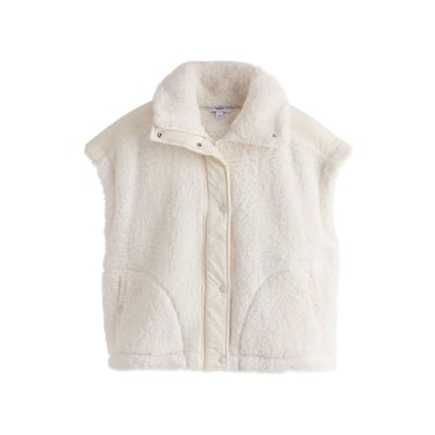 Veste sans manches effet peau de mouton NEXT