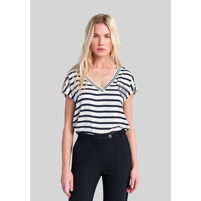 Striped T-shirt with small sleeves IKKS