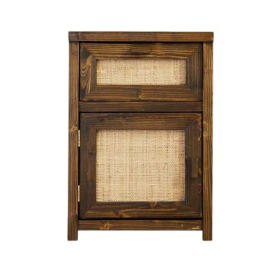 Table de chevet bois marron - MARINE HANNUN