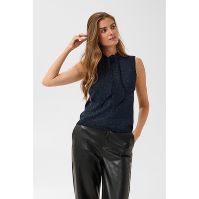 Pull en maille manches courtes CREAM