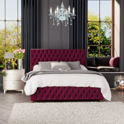 Seren Velvet Luxury Chesterfield Ottoman Storage Bed LAURENCE LLEWELYN-BOWEN