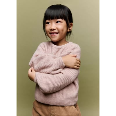 Pull maille oversize boutons MANGO BABY