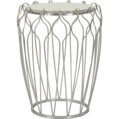 Table d'appoint ronde en marbre et fer GLAM RECOLLECTION