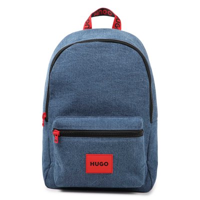 Sac à dos en jean coton HUGO KIDSWEAR