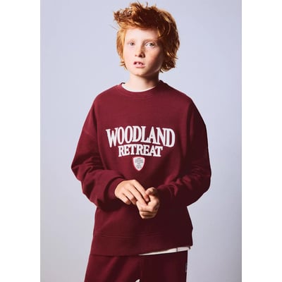 Sweat-shirt coton imprimé MANGO KIDS