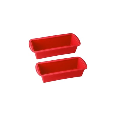 Lot de 2 moules à gâteaux 24/24 cm en silicone FLEXXIBEL LOVE DR OETKER