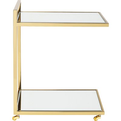 Desserte en verre miroir et acier, CLASSY KARE DESIGN