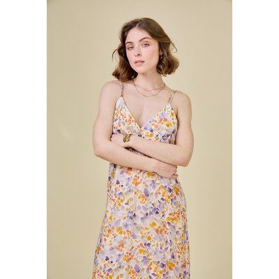 Vestido estampado de comprimento médio SEE U SOON