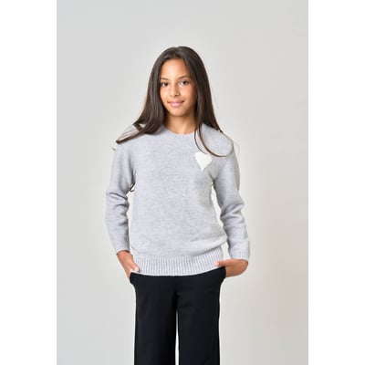 Pull fille motif cœur  ADONIS DEELUXE