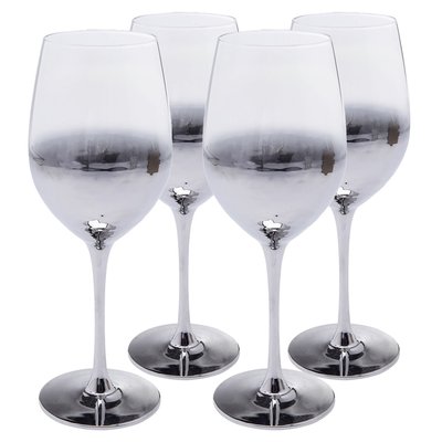 Lot de 4 verres à vin blanc, NIGHT SKY KARE DESIGN
