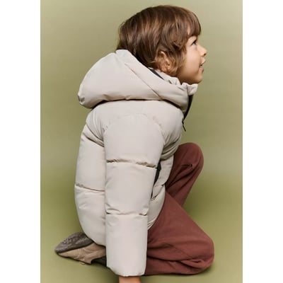 Anorak matelassé détails contrastants MANGO BABY
