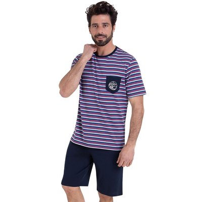 Korte pyjama met ronde hals ATHENA