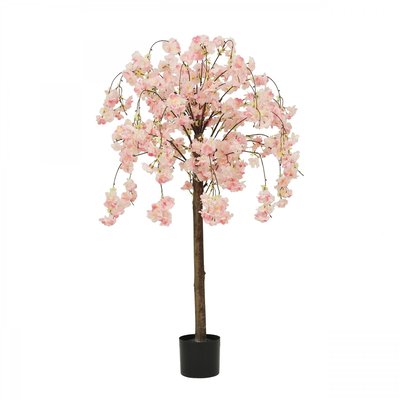 Cerisier artificiel retombant rose 110cm LIGNE DECO