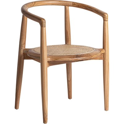 Chaise en teck et rotin, Tostily RECOLLECTION