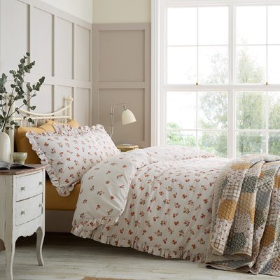 Frill Ditsy Floral Duvet Cover and Pillowcase Set CATHERINE LANSFIELD