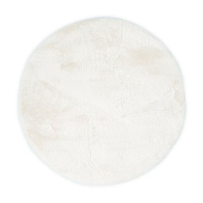 Tapis Chiara, tissé, fausse fourrure, rond GINO FALCONE