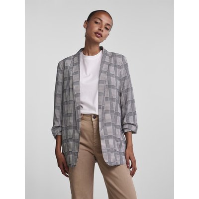 Blazer long carreaux femme 2025