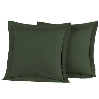 Lot de 2 taies d'oreiller en percale de coton SOFT PERCALE SENSEI MAISON