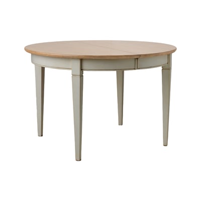 Table à manger ronde extensible bois massif 4 à 8 personnes Embellie CAMIF