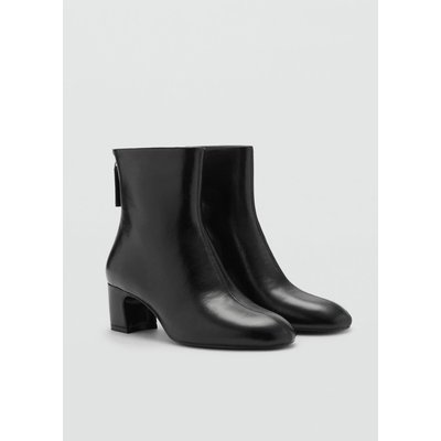 Bottines cuir zip MANGO