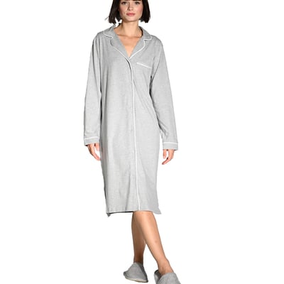 Chemise de nuit chambray MILA SENSEI MAISON
