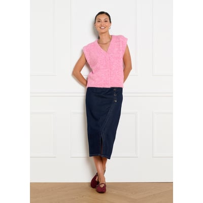 Cardigan sans manches col V LOLALIZA