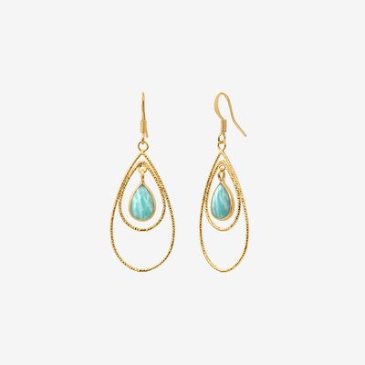 Boucles d'oreilless dorées - SELMA CAROLINE NAJMAN