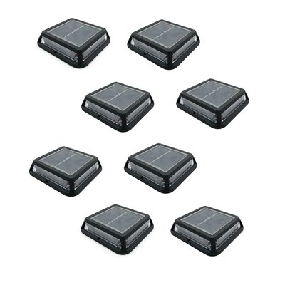 Lot de 8 balise solaires QUADRY LUMISKY