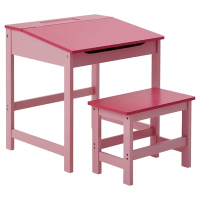 Jackanory Kids Two-Tone Wooden Desk & Stool SO'HOME