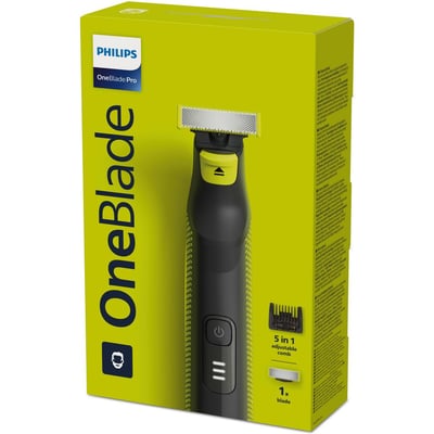 Tondeuse barbe OneBlade Pro QP6506/15, 5 hauteurs de coupe, précision 1 mm, 90 mn PHILIPS