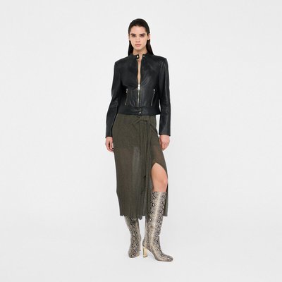 Veste motarde en cuir LIU JO